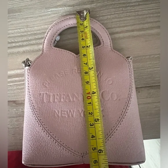 NWOT Tiffany & Co. Return to Tiffany Mini Tote Bag in Dusty Pink - Picture 16 of 17